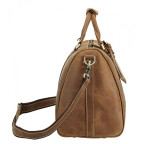 Винтажная дорожная сумка TIDING BAG 0739LB светло-коричневая - Фото № 102