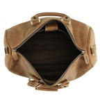 Винтажная дорожная сумка TIDING BAG 0739LB светло-коричневая - Фото № 104