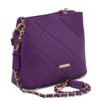 Жіноча шкіряна сумка відро (Італія) фіолетового кольору Tuscany Leather TL142220 PURPLE - Фотографія № 102