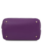 Жіноча шкіряна сумка відро (Італія) фіолетового кольору Tuscany Leather TL142220 PURPLE - Фотографія № 103