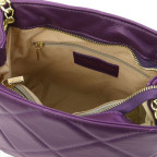 Жіноча шкіряна сумка відро (Італія) фіолетового кольору Tuscany Leather TL142220 PURPLE - Фотографія № 104