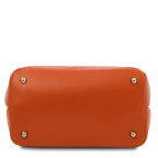 Жіноча шкіряна сумка відро (Італія) Tuscany Leather TL142220 BRANDY - Фотографія № 103