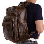 Чоловічий шкіряний рюкзак TIDING BAG 7202C - Фотографія № 101