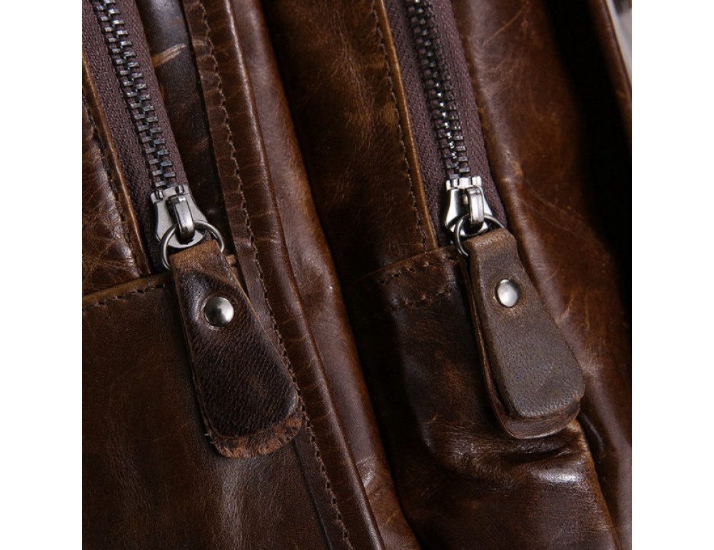 Чоловічий шкіряний рюкзак TIDING BAG 7202C - Фотографія № 5