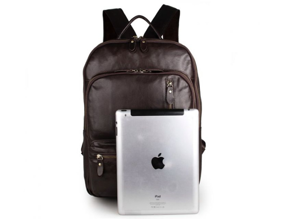 Чоловічий шкіряний рюкзак TIDING BAG 7313Q - Фотографія № 3