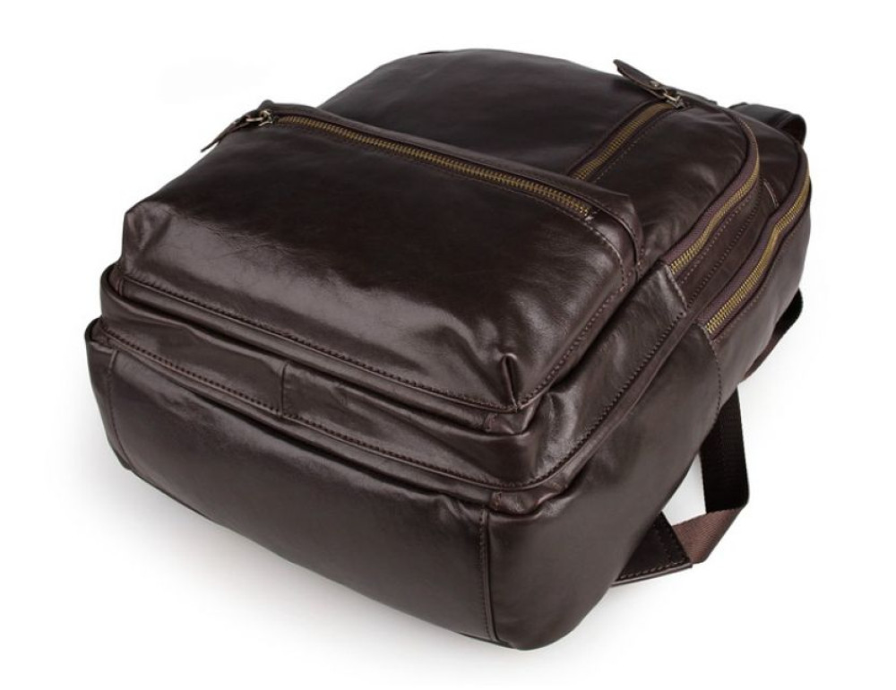 Чоловічий шкіряний рюкзак TIDING BAG 7313Q - Фотографія № 6