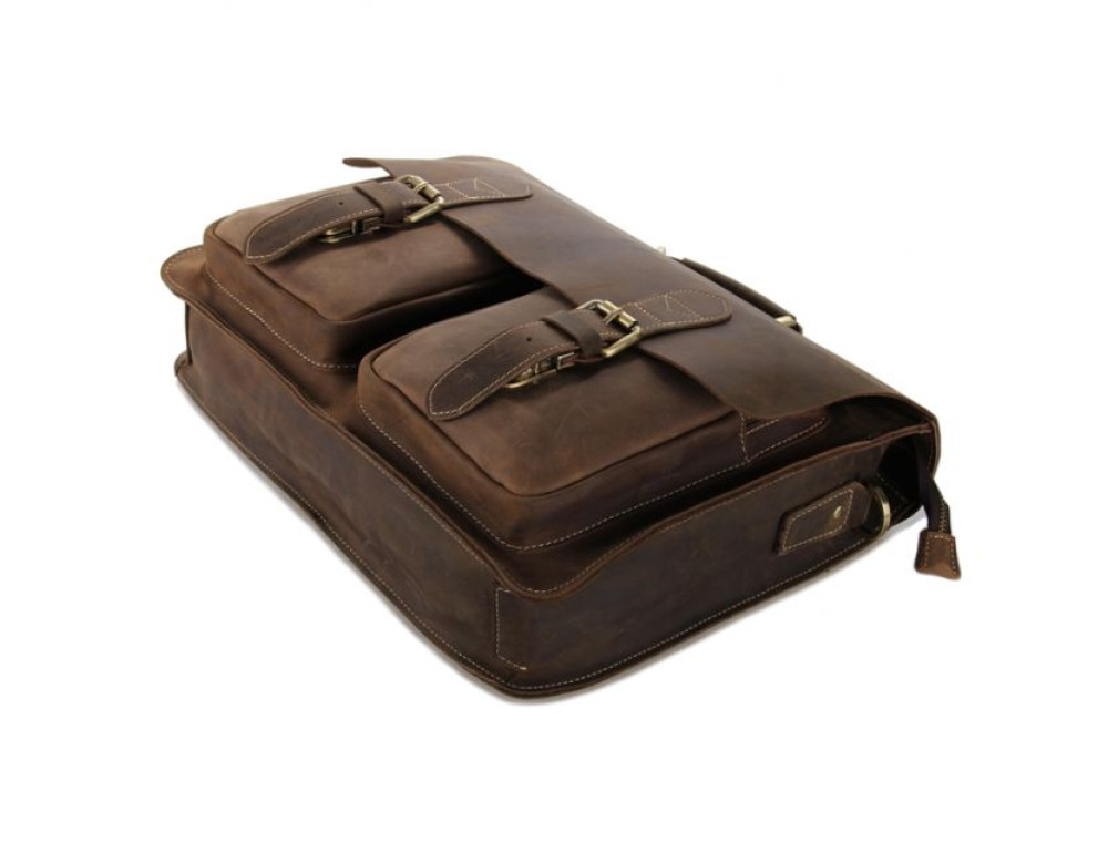 Чоловічий шкіряний портфель TIDING BAG 7105B - Фотографія № 5