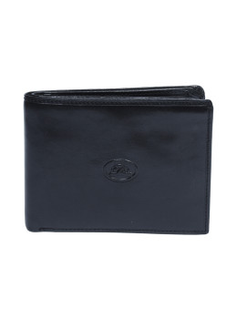 Чёрный кожаный кошелёк Tony Perotti Italico 2337 nero