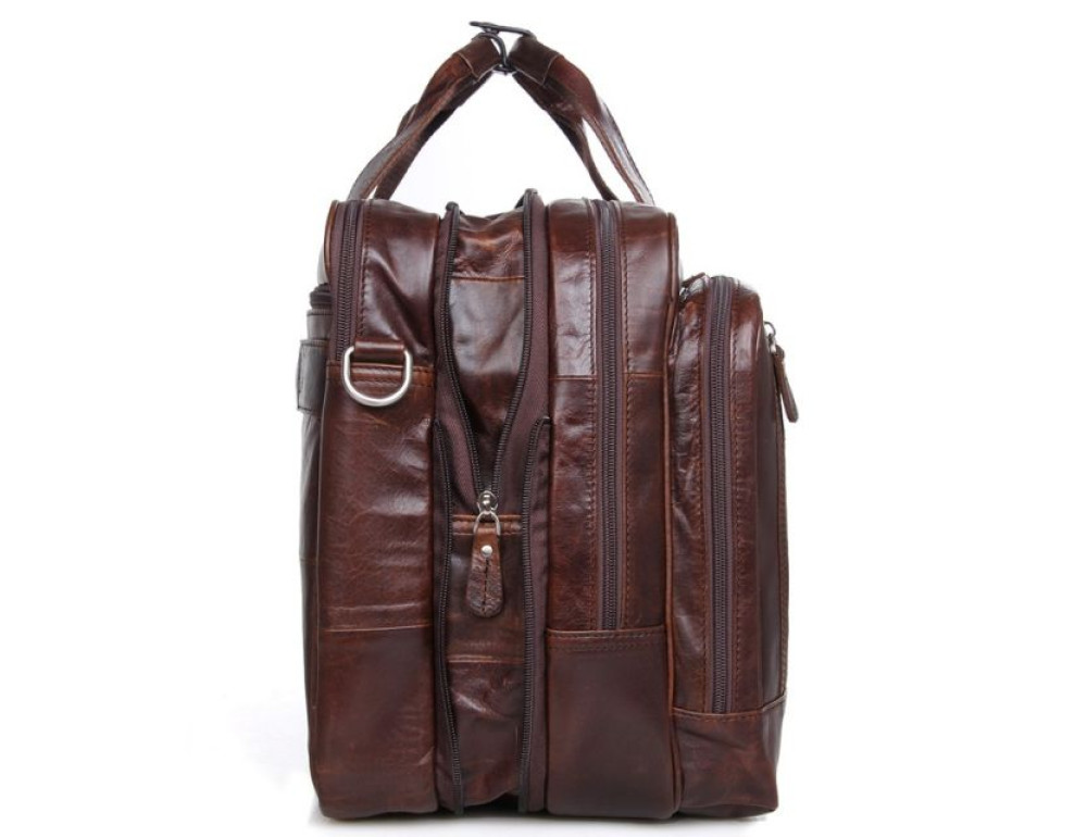 Чоловіча шкіряна сумка TIDING BAG 7343C - Фотографія № 4