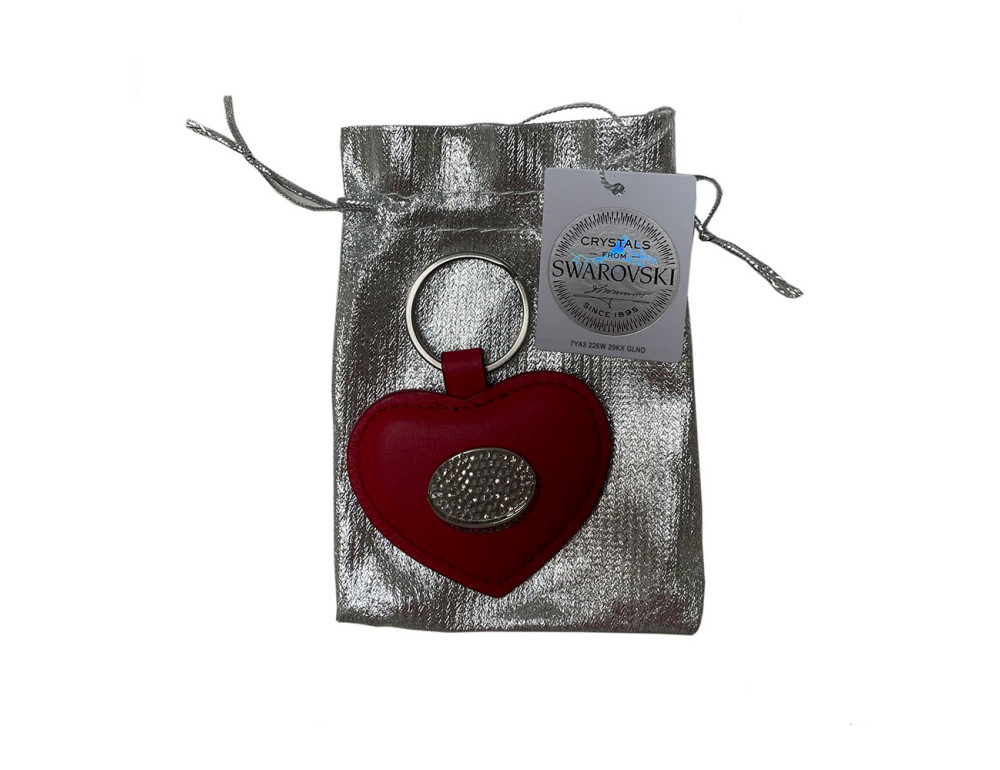 Червоний шкіряний брелок лаф Tony Perotti Swarovski 4009 marlboro - Фотографія № 4