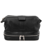 Чоловічий шкіряний нессер чорного кольору Tuscany Leather TL142204 Black - Фотографія № 100