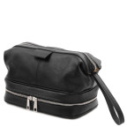 Чоловічий шкіряний нессер чорного кольору Tuscany Leather TL142204 Black - Фотографія № 101