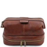 Чоловічий шкіряний нессер Tuscany Leather TL142204 Brown