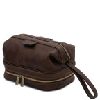 Чоловічий шкіряний нессер Tuscany Leather TL142204 Dark Brown - Фотографія № 101