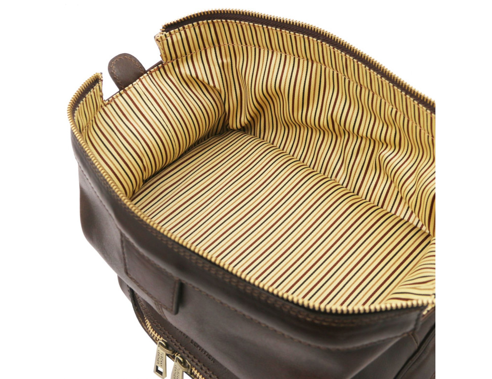Чоловічий шкіряний нессер Tuscany Leather TL142204 Dark Brown - Фотографія № 3