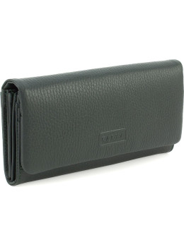Зелёный женский кошелёк на магнитах Karya 1159-030