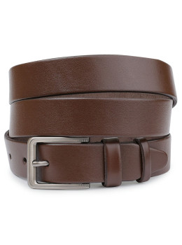 Коричневый кожаный ремень для джинсов Vintage 20720