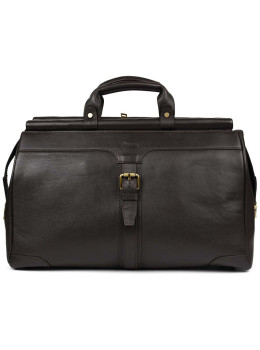 Коричневый саквояж из гладкой кожи TARWA GC-1402-4lx