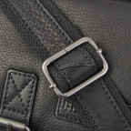 Шкіряна сумка-портфель міні Hill Burry 6198HB Black - Фотографія № 105
