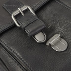 Шкіряна сумка-портфель міні Hill Burry 6198HB Black - Фотографія № 106