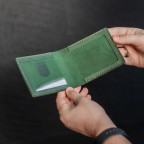 Шкіряна обкладинка на посвідчення УБД Newery N0001KG Зелений - Фотографія № 101