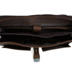 Чоловічий шкіряний портфель TIDING BAG T10315 темно-коричневий - Фотографія № 102