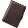 Шкіряне портмоне з кишенями для документів Marco Coverna BK010-807 Brown