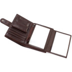 Шкіряне портмоне з кишенями для документів Marco Coverna BK010-807 Brown - Фотографія № 103