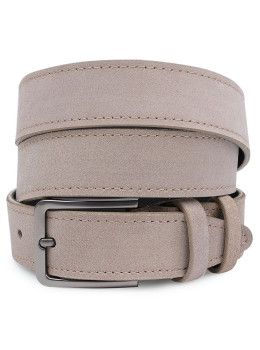 Серый замшевый ремень Vintage 20715