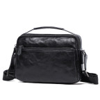 Сумка чоловіча через плече із натуральної шкіри Bexhill Bx3023 Black - Фотографія № 100