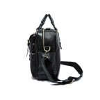 Шкіряна сумка TIDING BAG 7028A-1 чорна - Фотографія № 102