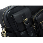 Шкіряна сумка TIDING BAG 7028A-1 чорна - Фотографія № 105
