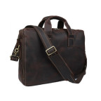 Шкіряна сумка TIDING BAG 7167R коричнева - Фотографія № 100