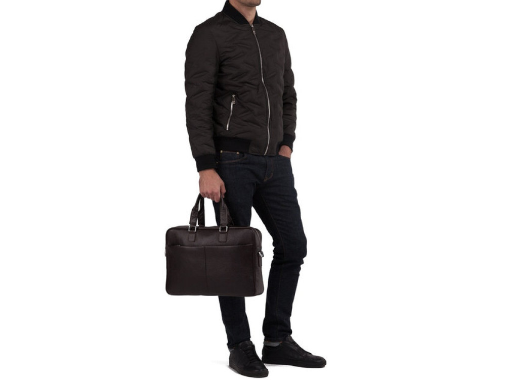 Чоловіча шкіряна сумка TIDING BAG M2164C - Фотографія № 6