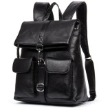 Шкіряний рюкзак TIDING BAG B3-062A чорний
