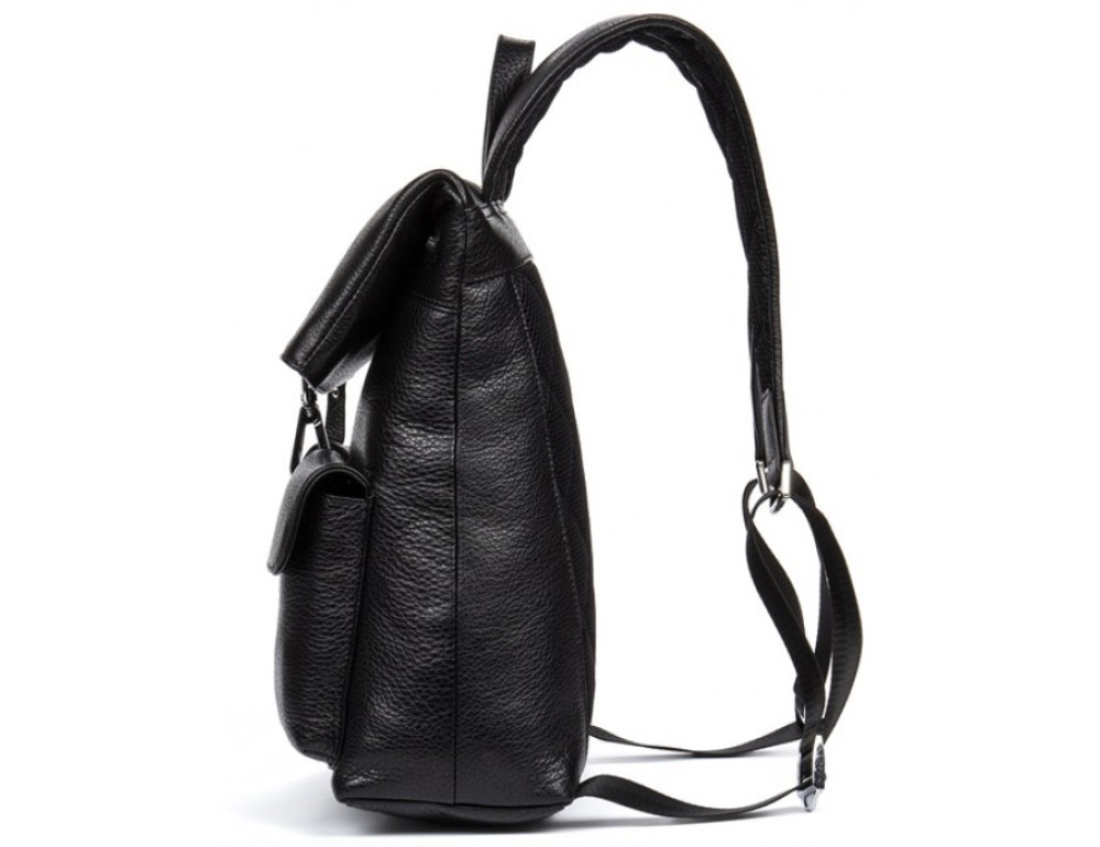 Шкіряний рюкзак TIDING BAG B3-062A чорний - Фотографія № 4
