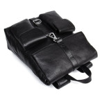 Шкіряний рюкзак TIDING BAG B3-062A чорний - Фотографія № 104