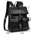 Шкіряний рюкзак TIDING BAG B3-062A чорний - Фотографія № 108