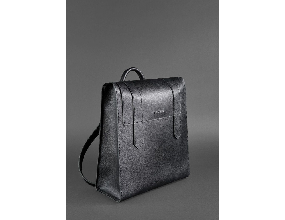 Шкіряний жіночий чорний рюкзак Blackwood BN-BAG-29-bw - Фотографія № 3
