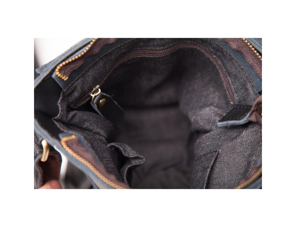 Мессенджер Tiding Bag G1157AN чёрная - Фото № 5