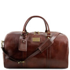Большая кожаная дорожная сумка Италия Tuscany Leather TL VOYAGER TL141247 Dark Brown - Фото № 100