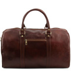Большая кожаная дорожная сумка Италия Tuscany Leather TL VOYAGER TL141247 Dark Brown - Фото № 102