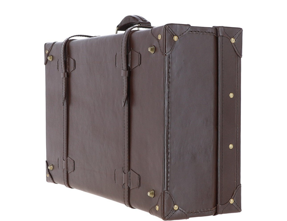 Большой кожаный чемодан Ashwood VIN-22 Brown - Фото № 3