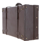 Большой кожаный чемодан Ashwood VIN-22 Brown - Фото № 102