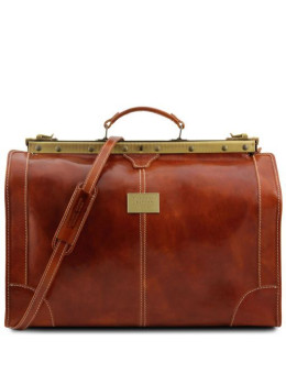 Большой кожаный дорожный саквояж Madrid Tuscany Leather TL1022 Med