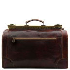 Великий шкіряний саквояж Madrid Tuscany Leather TL1022 Dark Brown - Фотографія № 101