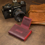 Бордове шкіряне жіноче портмоне GRANDE PELLE 504161 - Фотографія № 108