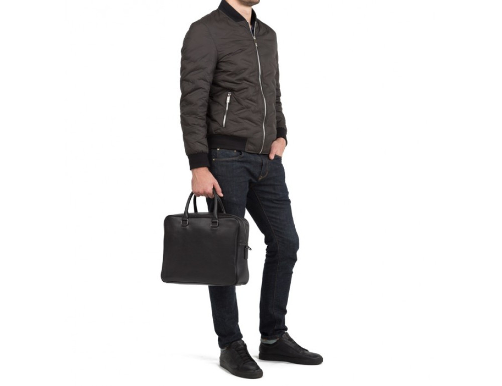 Чоловіча шкіряна сумка TIDING BAG M47-22685-1A - Фотографія № 2