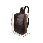 Чоловічий шкіряний рюкзак TIDING BAG 7280C коричневий - Фотографія № 108