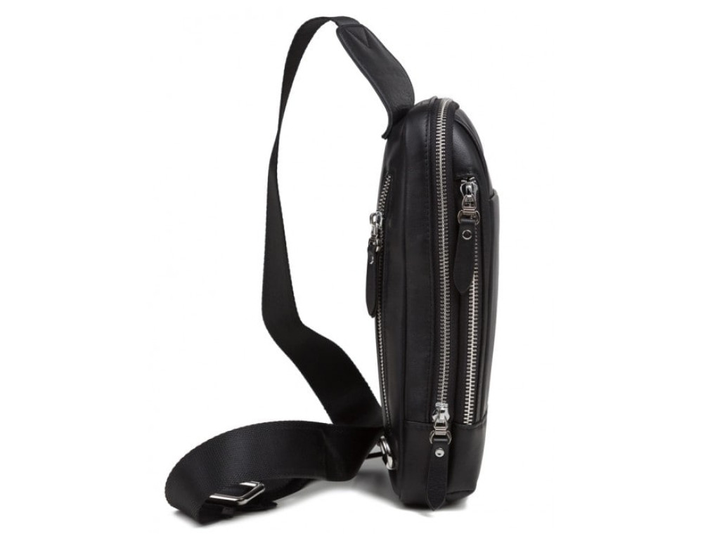Чоловіча сумка через плече TIDING BAG B3-087A чорна - Фотографія № 3